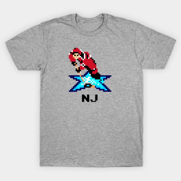 16-Bit Ice Hockey - New Jersey T-Shirt by The Pixel League